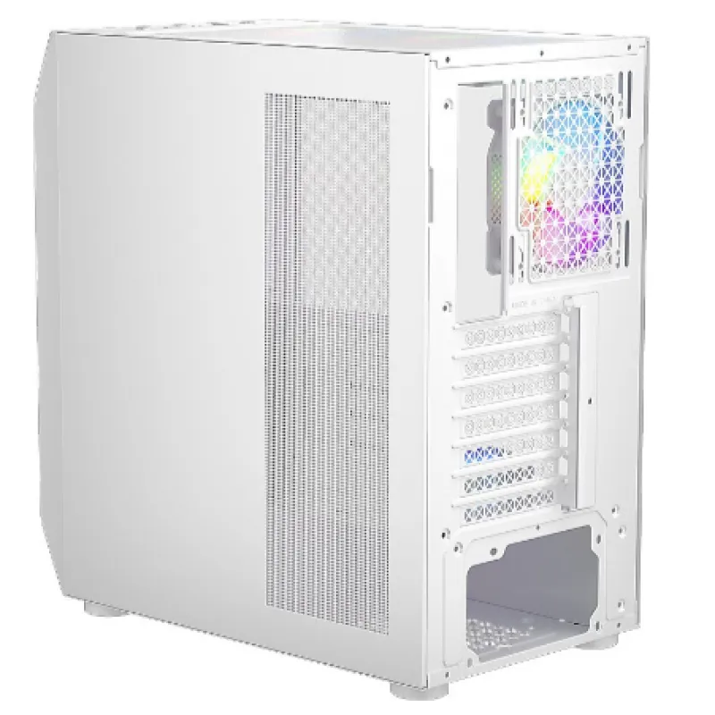 1 ST PLAYER ARIYA AY7 BEYAZ 650W 80+ ARGB 4X12CM FAN TEMPERLI CAM MESH USB 3.0 ATX KASA