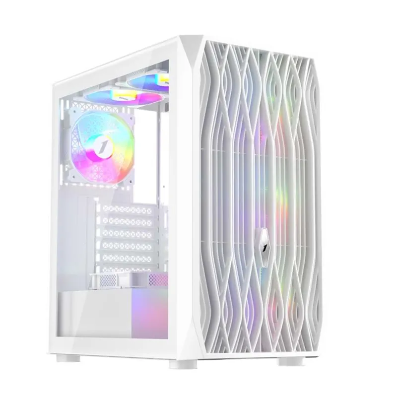 1 ST PLAYER ARIYA AY7 BEYAZ 650W 80+ ARGB 4X12CM FAN TEMPERLI CAM MESH USB 3.0 ATX KASA