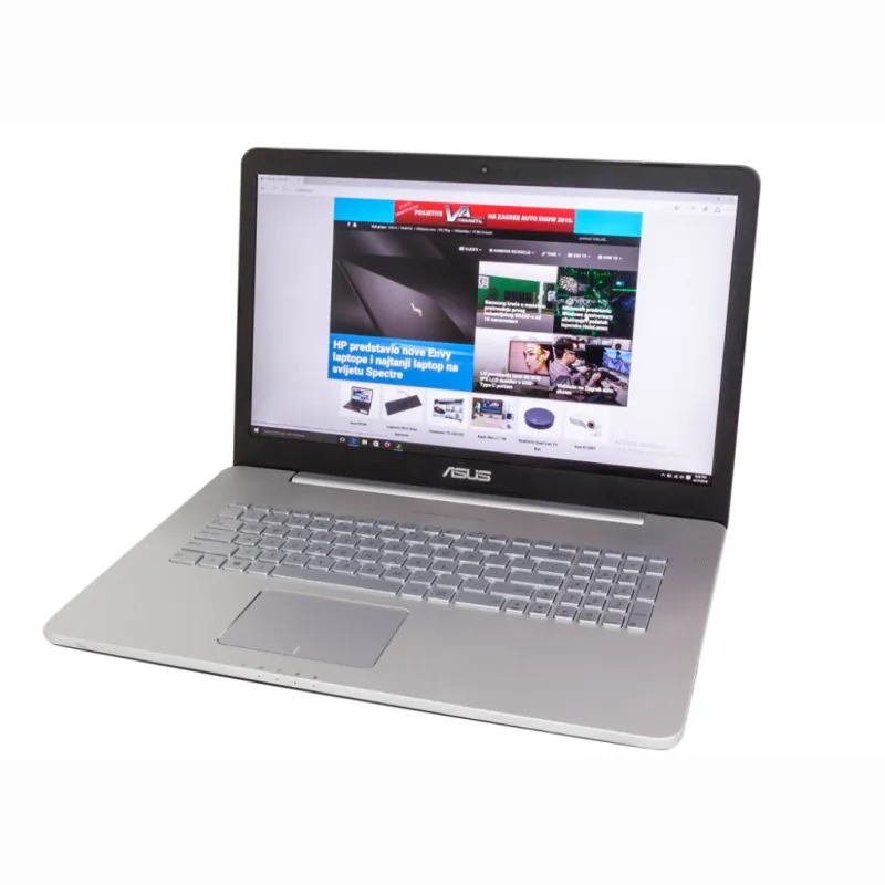 2.EL(SECOND HAND) ASUS N752V CORE i7-6700HQ 8 GB RAM 1 TB HDD + 256 GB SSD GTX 950M 17.3" ORG WIN 10