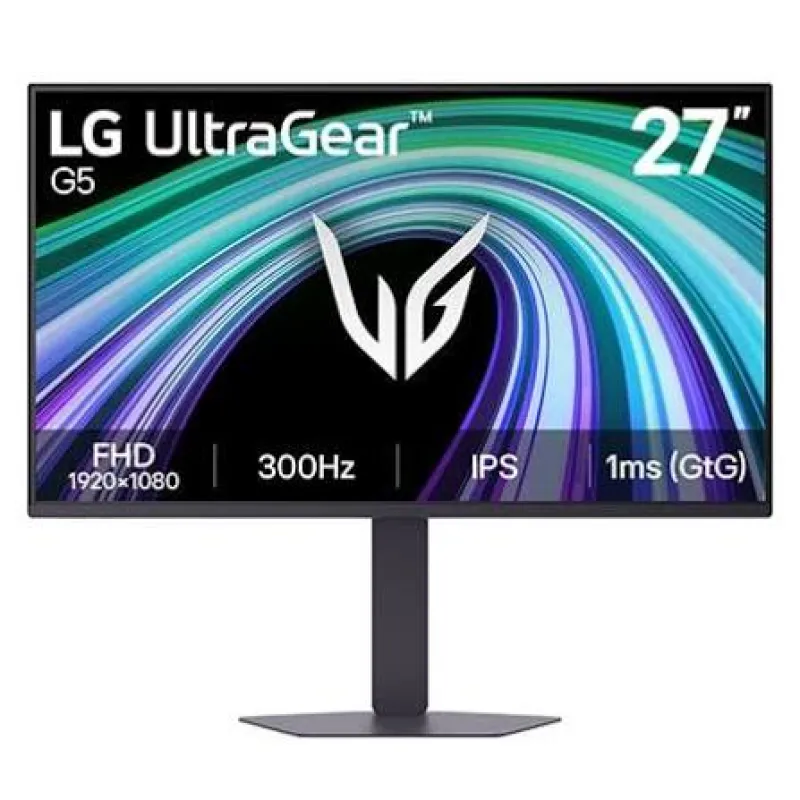 LG 27 Inch UltraGear™ G5 IPS FHD 300Hz 1ms NVIDIA G-Sync Compatible Gaming Monitor