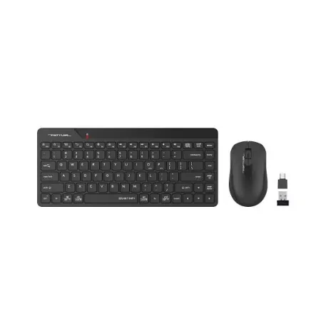 A4 TECH FG2200 AIR2 2.4 SİYAH QMİNİ FN-MM KABLOSUZ KLAVYE-MOUSE SESSİZ SET