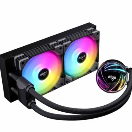 AIGO AP240 ARGB 240MM BLACK LIQUID COOLER 1700/AM5