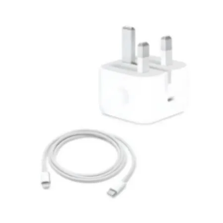 APPLE 25W USB-C POWER ADAPTER - USB-C TO LIGHTNING CABLE