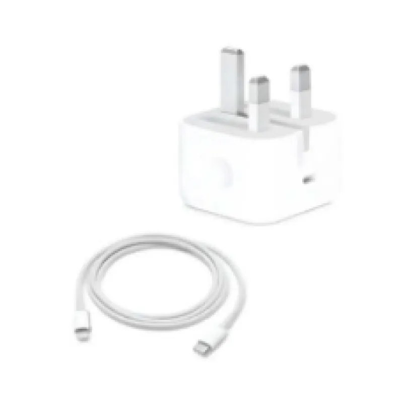 APPLE 25W USB-C POWER ADAPTER - USB-C TO LIGHTNING CABLE