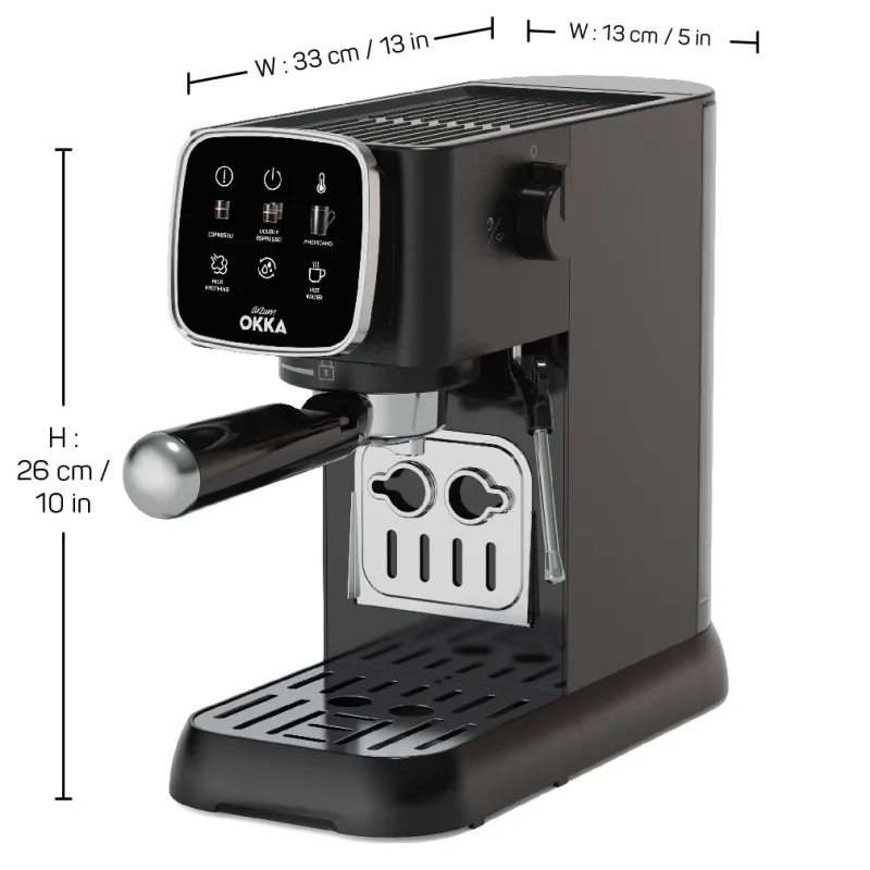 ARZUM OK0034 OKKA ESPRESSO SOLO YARI OTO. ESPRESSO MAKİNESİ