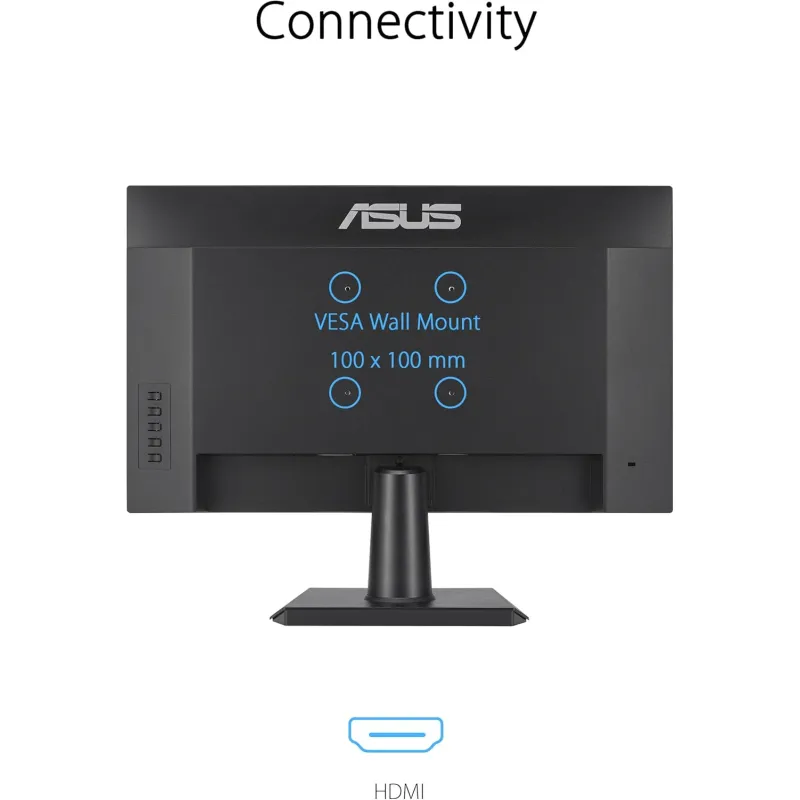 ASUS 23.8" VA24EHF IPS Monitör 1 ms Siyah 100Hz