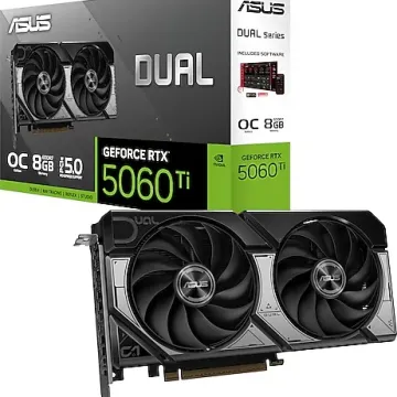 ASUS DUAL GeForce RTX 5060 TI 8GB DUAL-RTX5060TI-8GB GDDR7 128Bit DX12 DLSS 4 Ekran Kartı