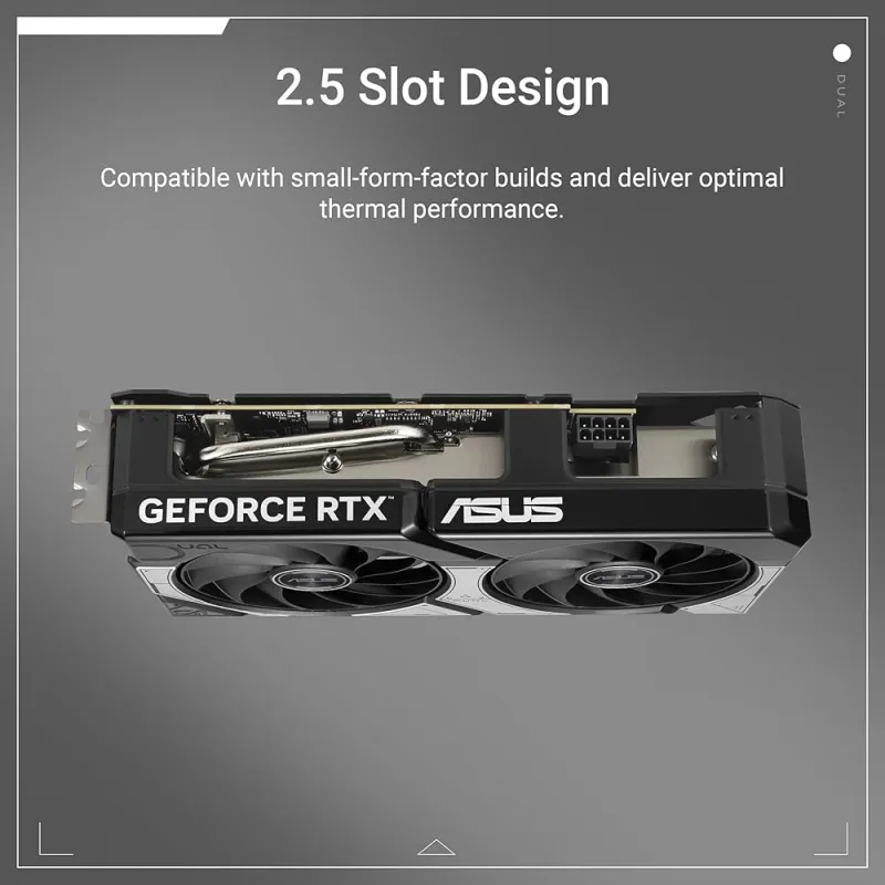 ASUS GEFORCE DUAL RTX5060-O8G 8GB GDDR7 128BIT 1XHDMI 3XDP EKRAN KARTI