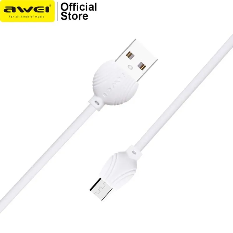 AWEI CL-61 ANDROID CABLE WHITE