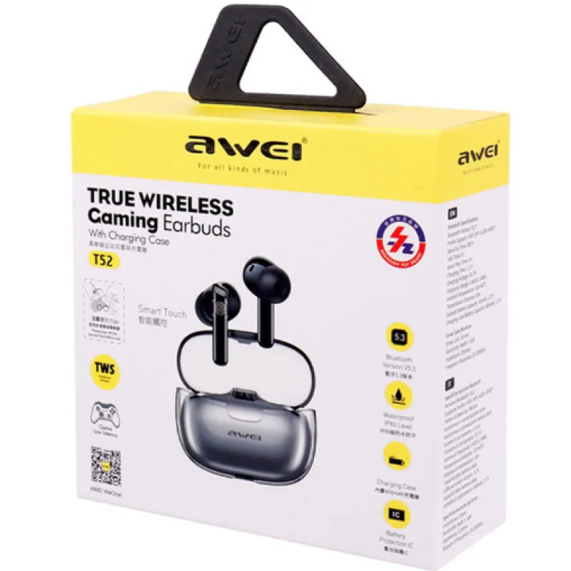 AWEI T52 WIRELESS GAMING EARBUDS