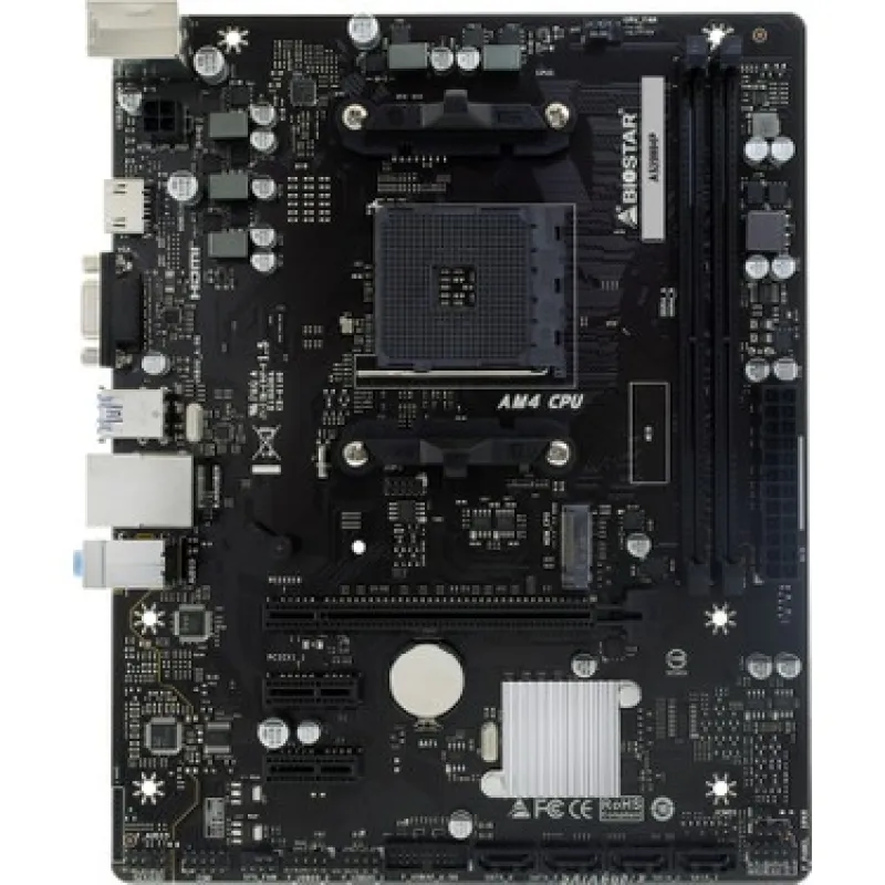 BIOSTAR A520MHP AM4 DDR4 4400Mhz HDMI VGA M2 mATX