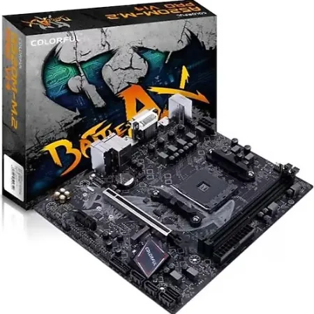 COLORFUL BATTLE- AX B450M-KM2 V14 DDR4 mATX AM4 3200 MHZ
