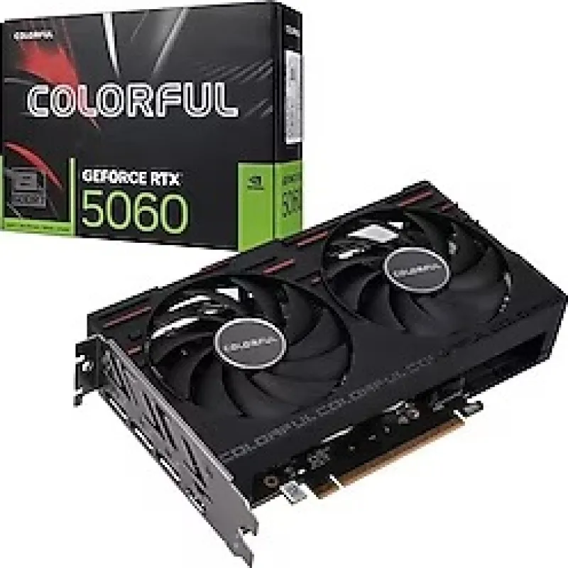 COLORFUL GAMING DUO RTX 5060 8GB GDRR7 128 BIT EKRAN KARTI