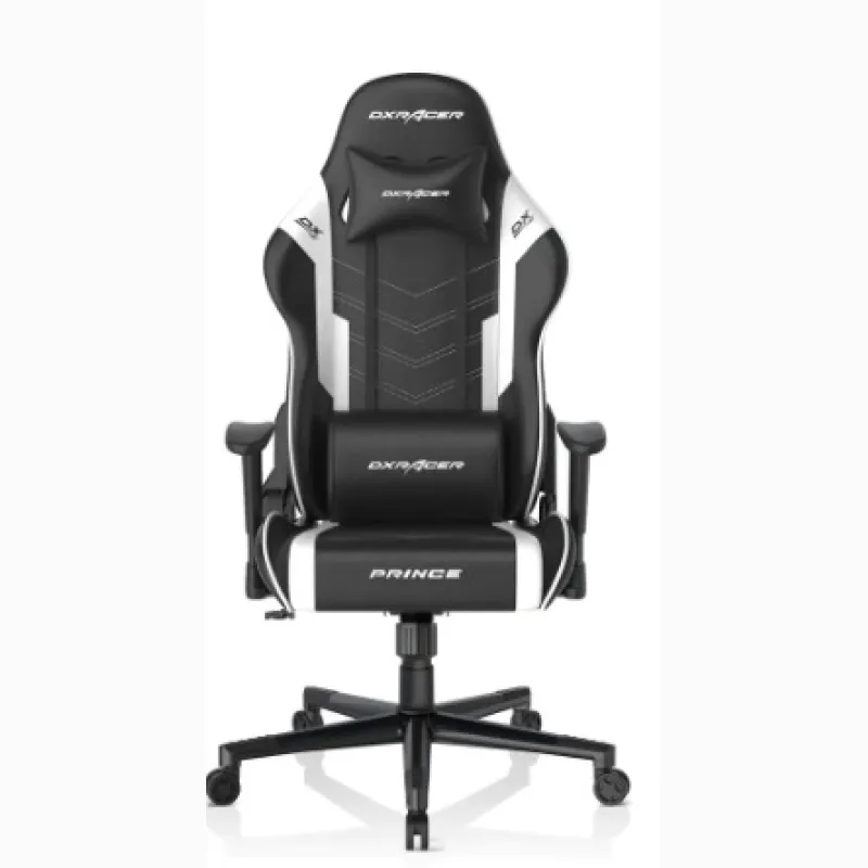 DXRACER P132 Yumuşak Yüzeyli  Oyuncu Koltuğu Siyah/Beyaz