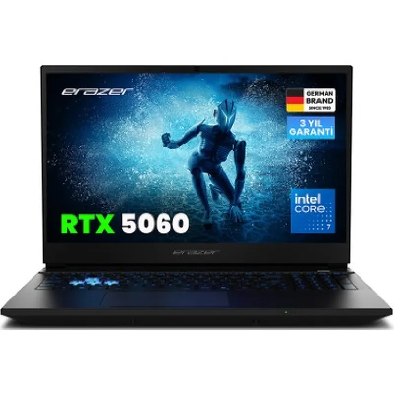 ERAZER Deputy 15 P1 MD62761 Core 7-250H 16GB 1TB RTX5060 15.6" Windows 11 Home Oyuncu Laptop