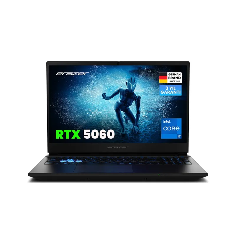 ERAZER DEPUTY 15 P1MD600004 i7-13620H 16GB RAM 1 TB SSD RTX 5060 15.6" 144 Hz GAMING LAPTOP