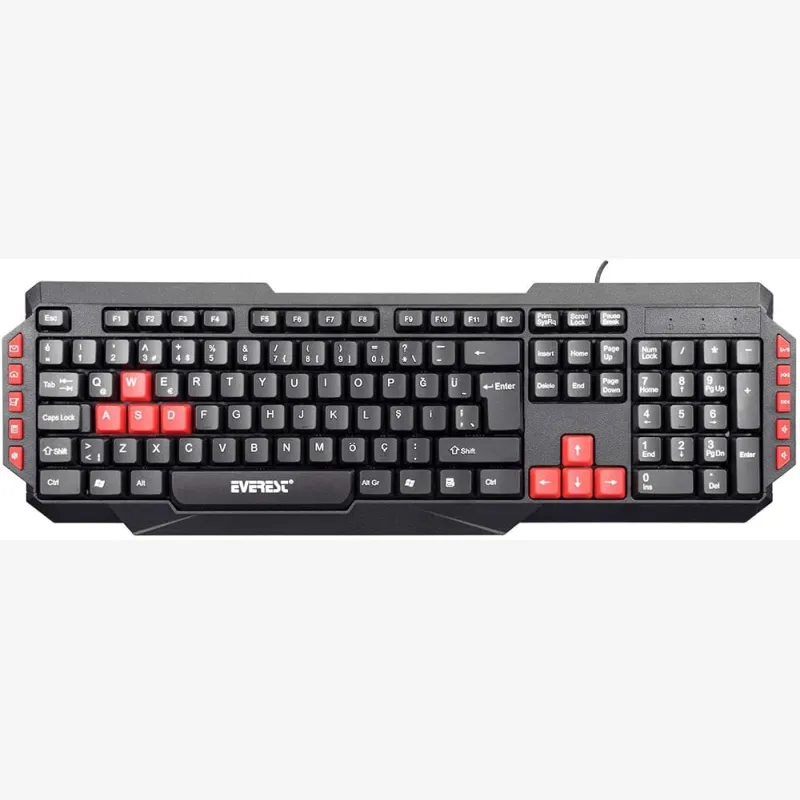 EVEREST ARMOR KB-G7 LED Kablolu Gaming Oyuncu Klavye