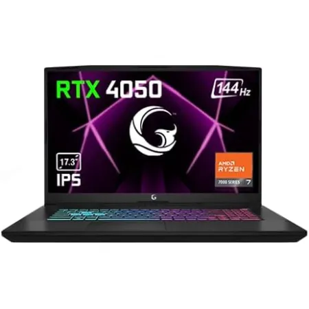 GAME GARAJ SLAYER R5-XL GAMING LAPTOP RYZEN 5-7535HS 16GB RAM 500GB SSD RTX4050 SSD 17.3" 144Hz DOS