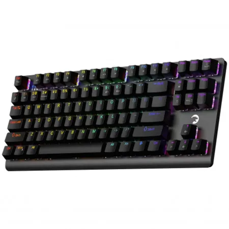 GAMEPOWER Eva 7 60M Mekanik Kablolu 2.4Ghz Bluetooth 3 Mod Blue Switch Türkçe Q 88 Tuş USB RGB Gaming Klavye