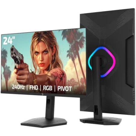 GAMEPOWER LUNIS L20 24" PIVOT 0.5MS 240Hz VA FHD GAMING MONITOR
