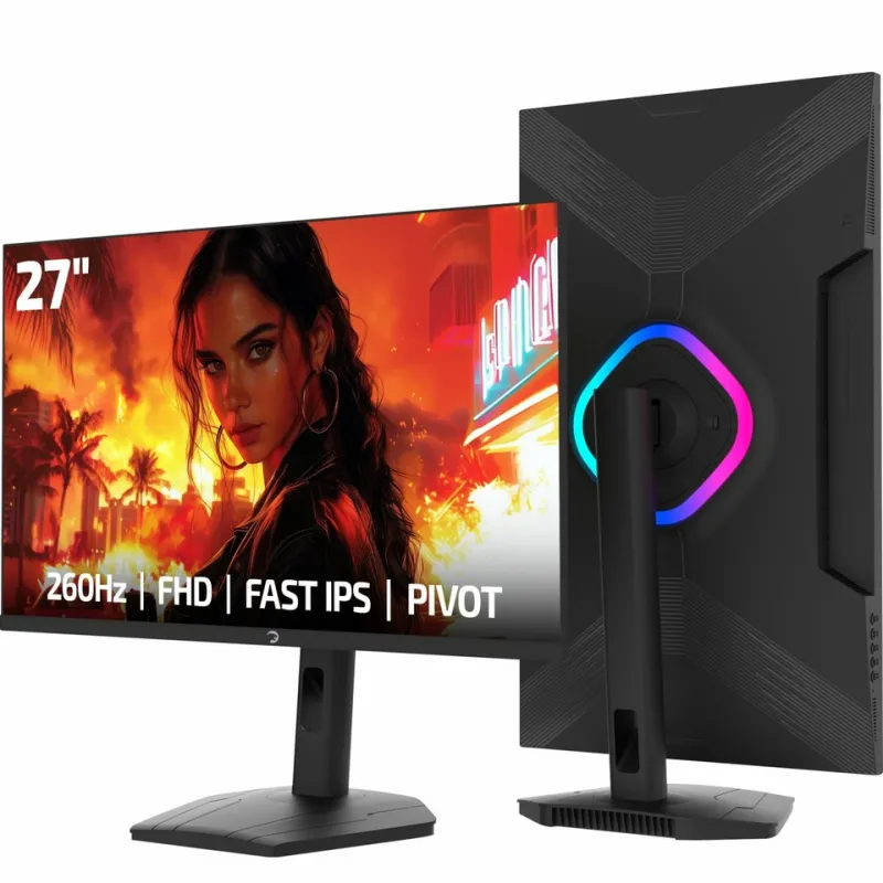GAMEPOWER Lunis L60 27¨ 280Hz 0.5ms Fast IPS FHD RGB Pivot Gaming Monitör