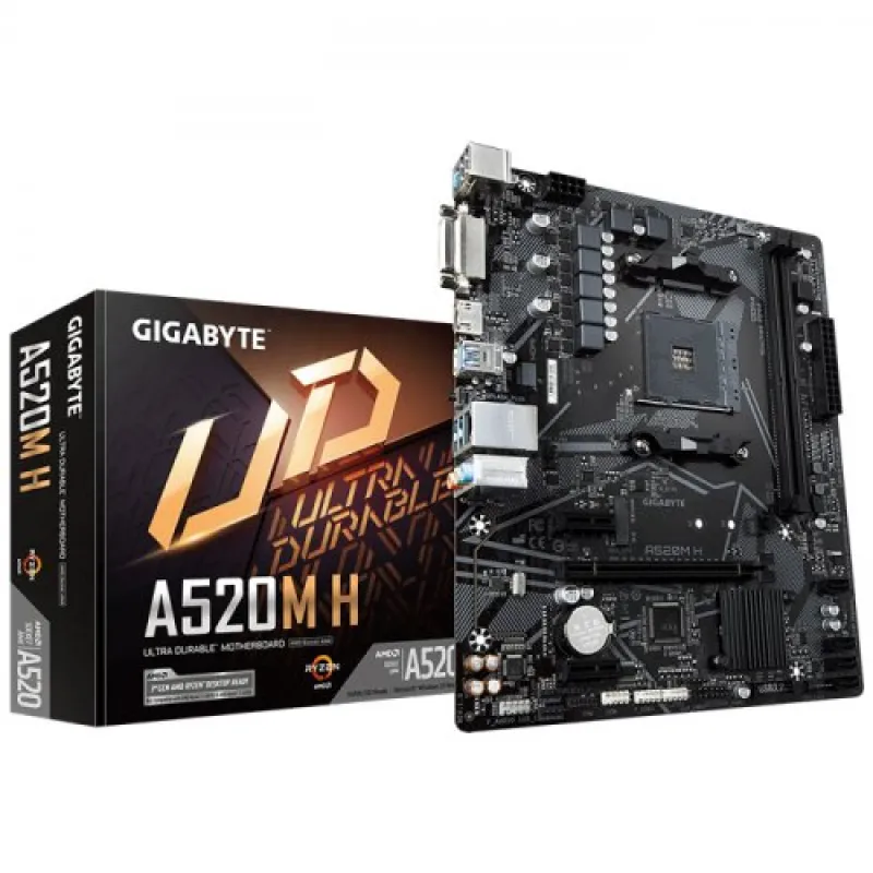 GIGABYTE A520M-K V2 DDR4 5100MHZ 1XVGA 1XHDMI 1XM.2 AM4