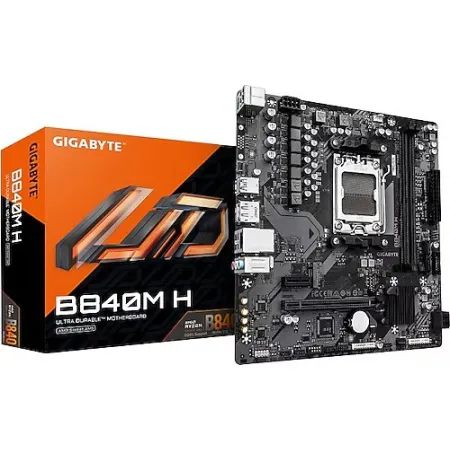 GIGABYTE B840M H DDR5 AMD B840 AM5 Soket DDR5 7200(OC) MHz mATX Anakart