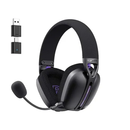 HAVİT GAMENOTE FUXI H3 PLUS KABLOSUZ SİYAH 5 MODLU BAĞLANTILI GAMİNG KULAKLIK