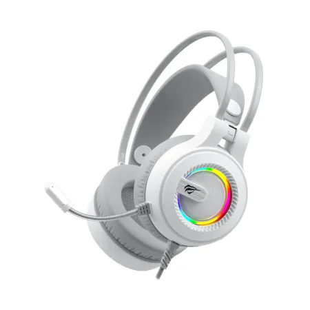 HAVİT GAMENOTE H2040D RGB BEYAZ GAMİNG MİKROFONLU KULAKLIK
