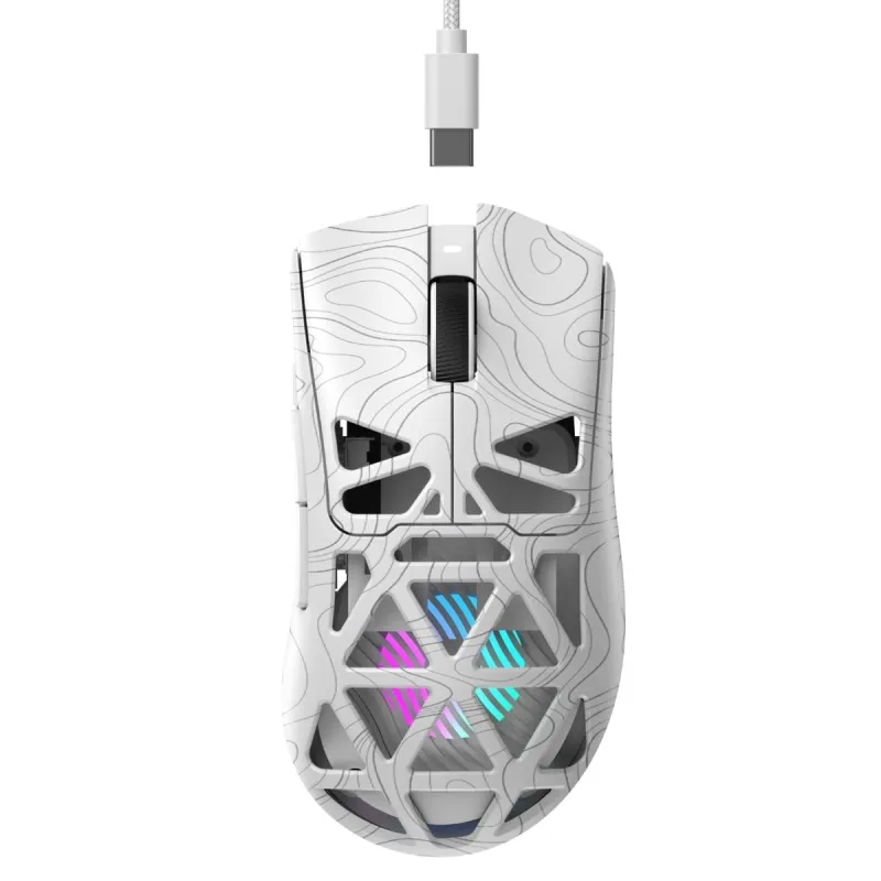 HAVİT GAMENOTE MS1043 WB KABLOSUZ 24K DPI 2.4GHz BT 5.3 KABLOSUZ GAMİNG MOUSE BEYAZ