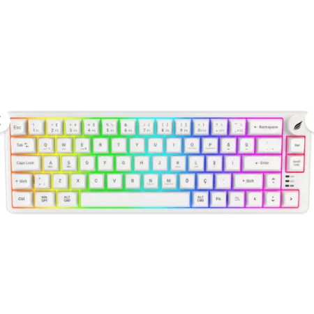 HAWK HK251B GAMING RGB MEMBRANE GAMING OYUNCU KABLOSUZ KLAVYE