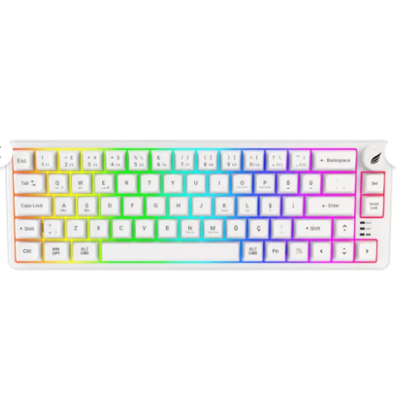 HAWK HK251B Gaming RGB Membrane Kablosuz Klavye