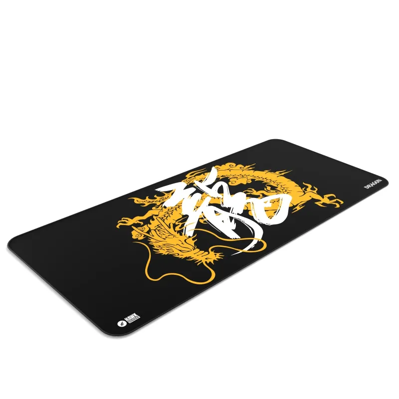 HAWK HWK-DRG-YLW9040 YELLOW DRAGON 90X40 MOUSE PAD