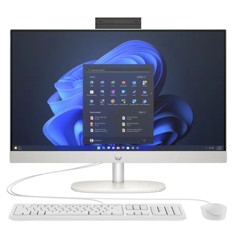 HP AIO 245 G10 9H6V1ET AMD R7-7730U 8 GB RAM 512 GB SSD 23.8 INCH DOS WHITE