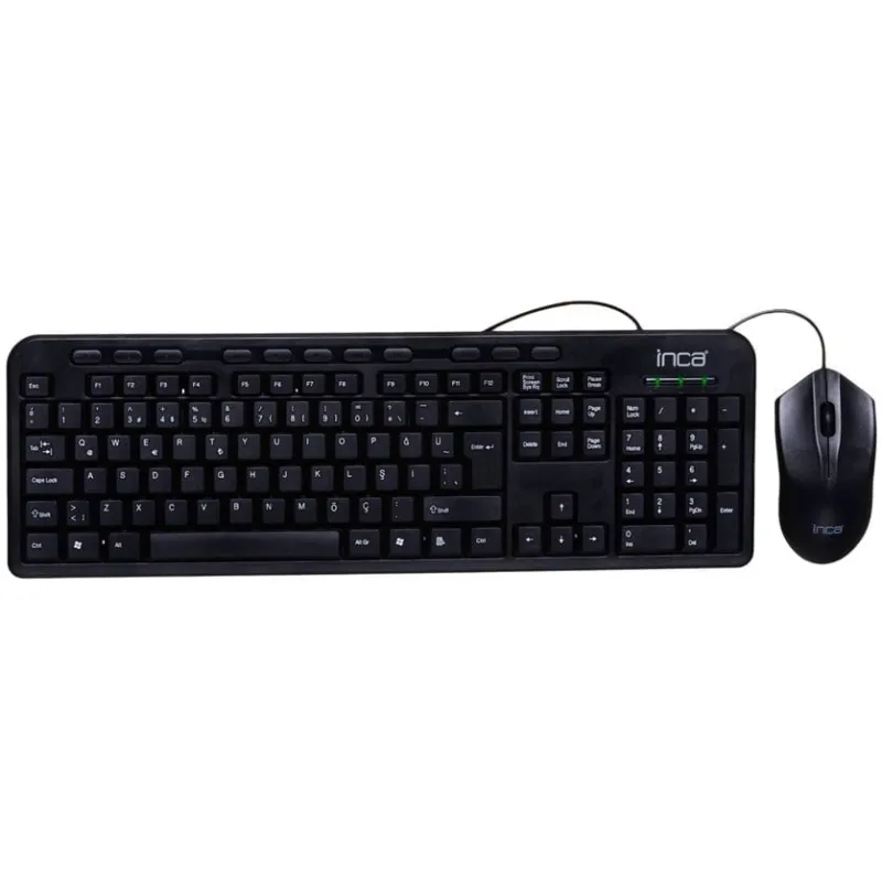 INCA IMK-375T WIRED KEYBOARD AND MOUSE SET