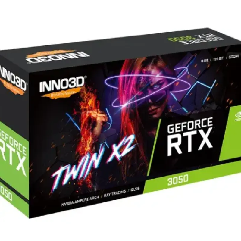 INNO3D RTX3050 TWIN X2 2V 8GB 128Bit GDDR6-LHR