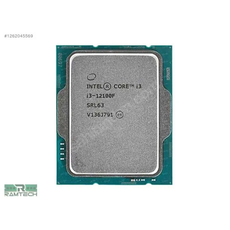 INTEL CORE i3-12100F 3.30 GHZ 12MB 1700P İŞLEMCİ