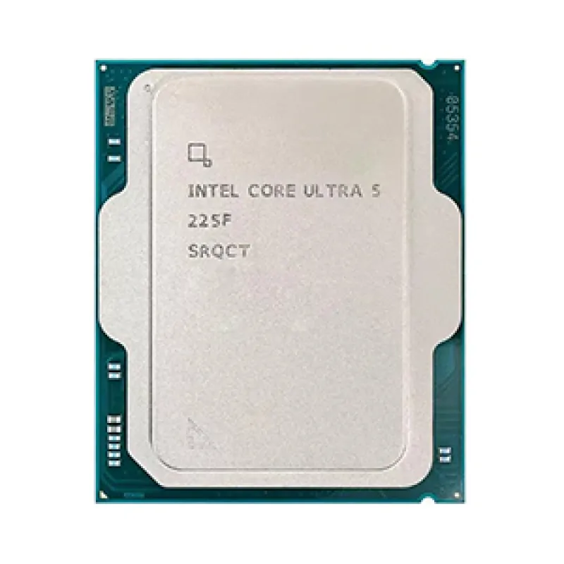 INTEL Core Ultra 5 225F 3.30 GHz 10 Çekirdek 22MB L2 1851 Pin İşlemci Tray