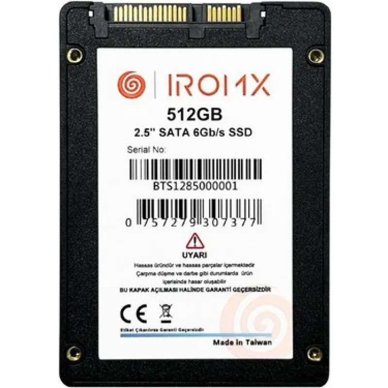 IROMX 512GB 500/480MB/s 2.5" SATA 3.0 SSD IR512GS3
