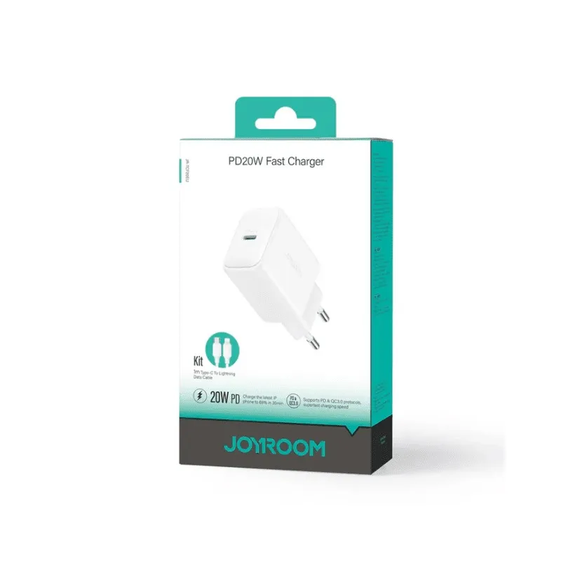 JOYROOM TCF20 20W HIZLI ŞARJ SETİ  TYPE-C TO LIGHTNING