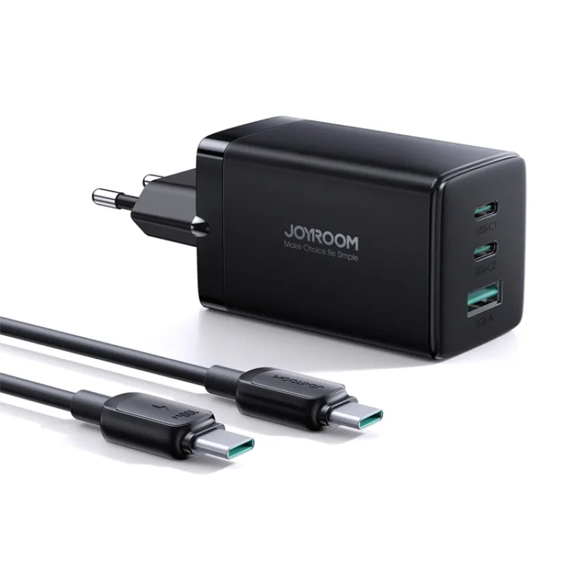 JOYROOM TCG01 65W ULTRA FAST CHARGER TYPE-C TO TYPE-C CABLE