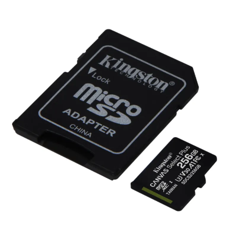 KINGSTON 256 GB MICRO SD CANVAS GO PLUS