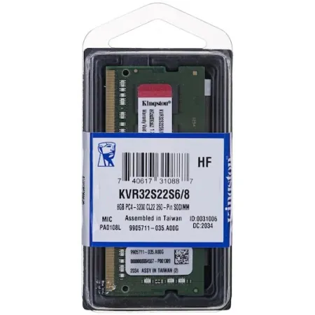 KINGSTON 8GB DDR4 3200 MHZ CL22 RAM