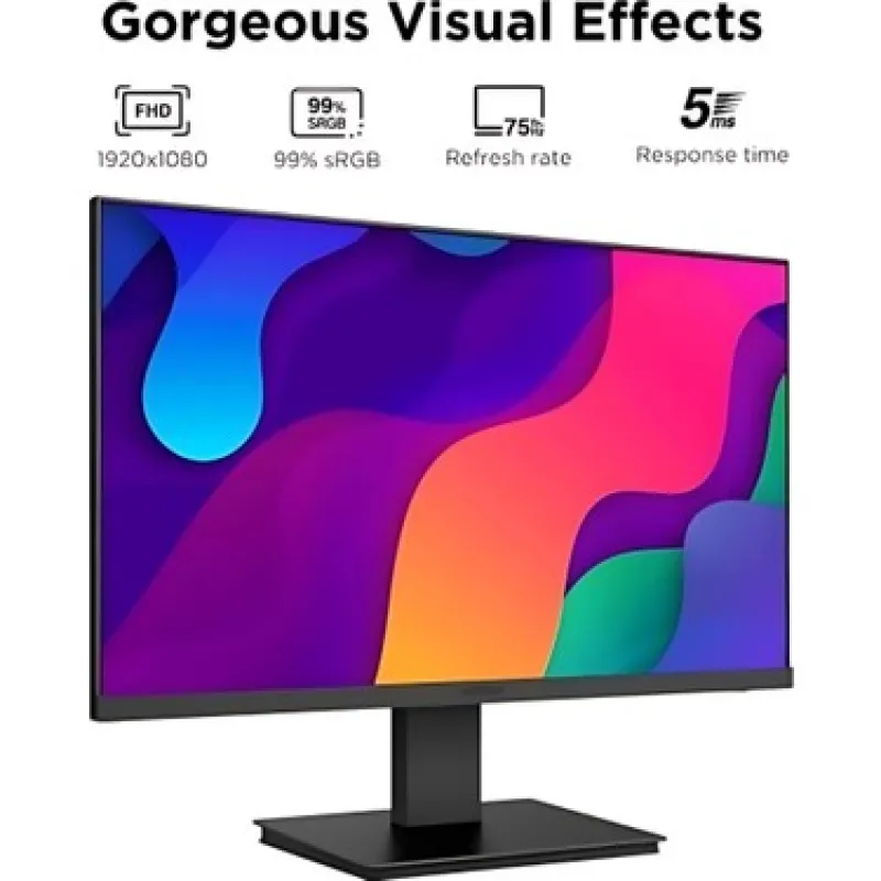 KOORUI 23.8" 24N1 IPS 75Hz MONİTÖR SİYAH 5MS