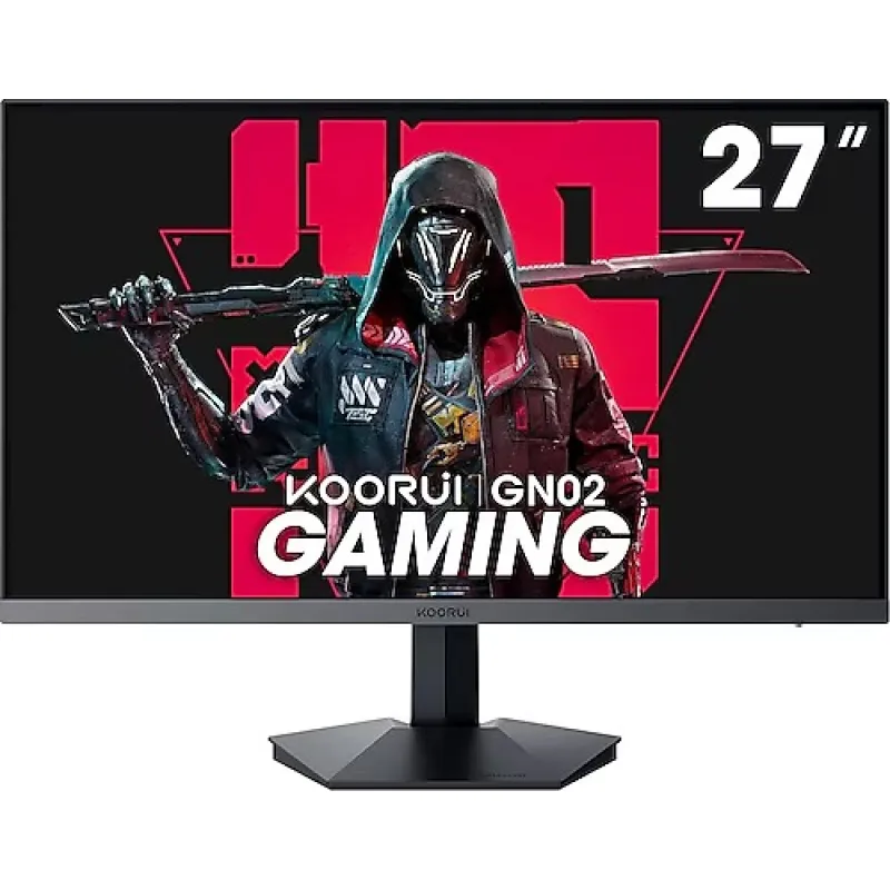 KOORUI 27 INCH GN02 GAMING 240Hz MONITOR SIYAH  1ms