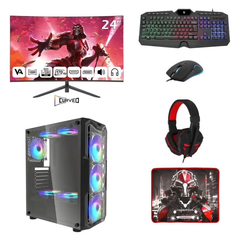 LANSMAN GAMING BUNDLE AMD RYZEN 5 5500/RTX 5050 8 GB/16 GB RAM/512 GB SSD/GAMING EKİPMAN