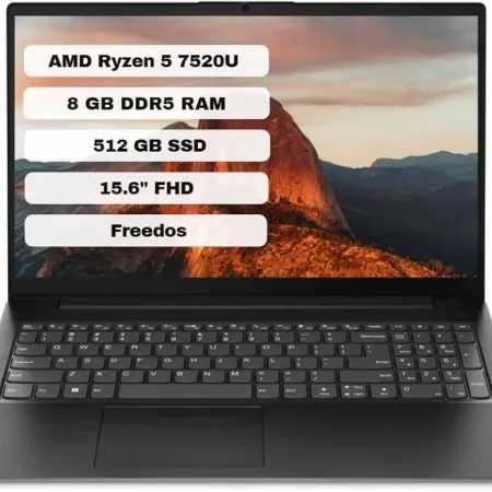 LENOVO V15 82YU0124TX AMD RYZEN 5-7520U 8GB RAM 512GB SSD 15.6 INCH FREEDOS