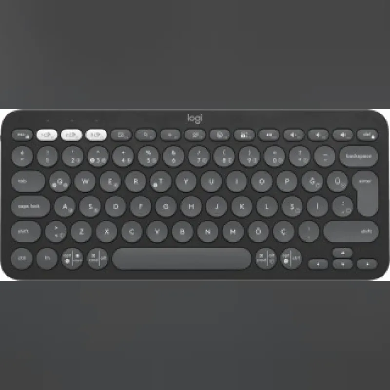 LOGITECH K380S PEBBLE BLUETOOTH GRAFIT KLAVYE