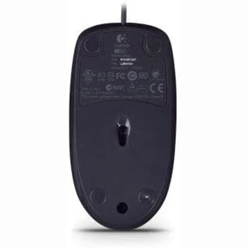 LOGITECH M100 WIRED MOUSE BLACK
