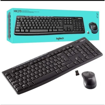 LOGITECH MK270 KABLOSUZ SET USB SİYAH 920-004525
